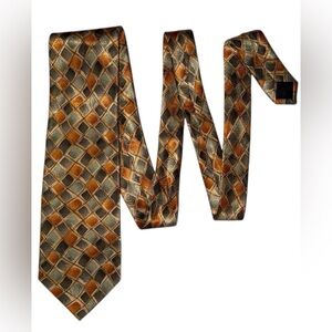 Vintage Jerry Garcia silk necktie Facets II series, Collection Forty‑Two.